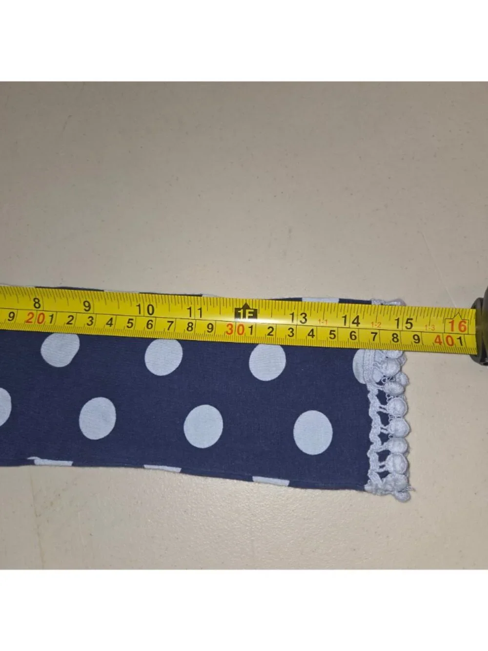 Naartjie Girls 5 Dress Blue Polka a dot Pattern zRuffled Mesh Hem. 4281